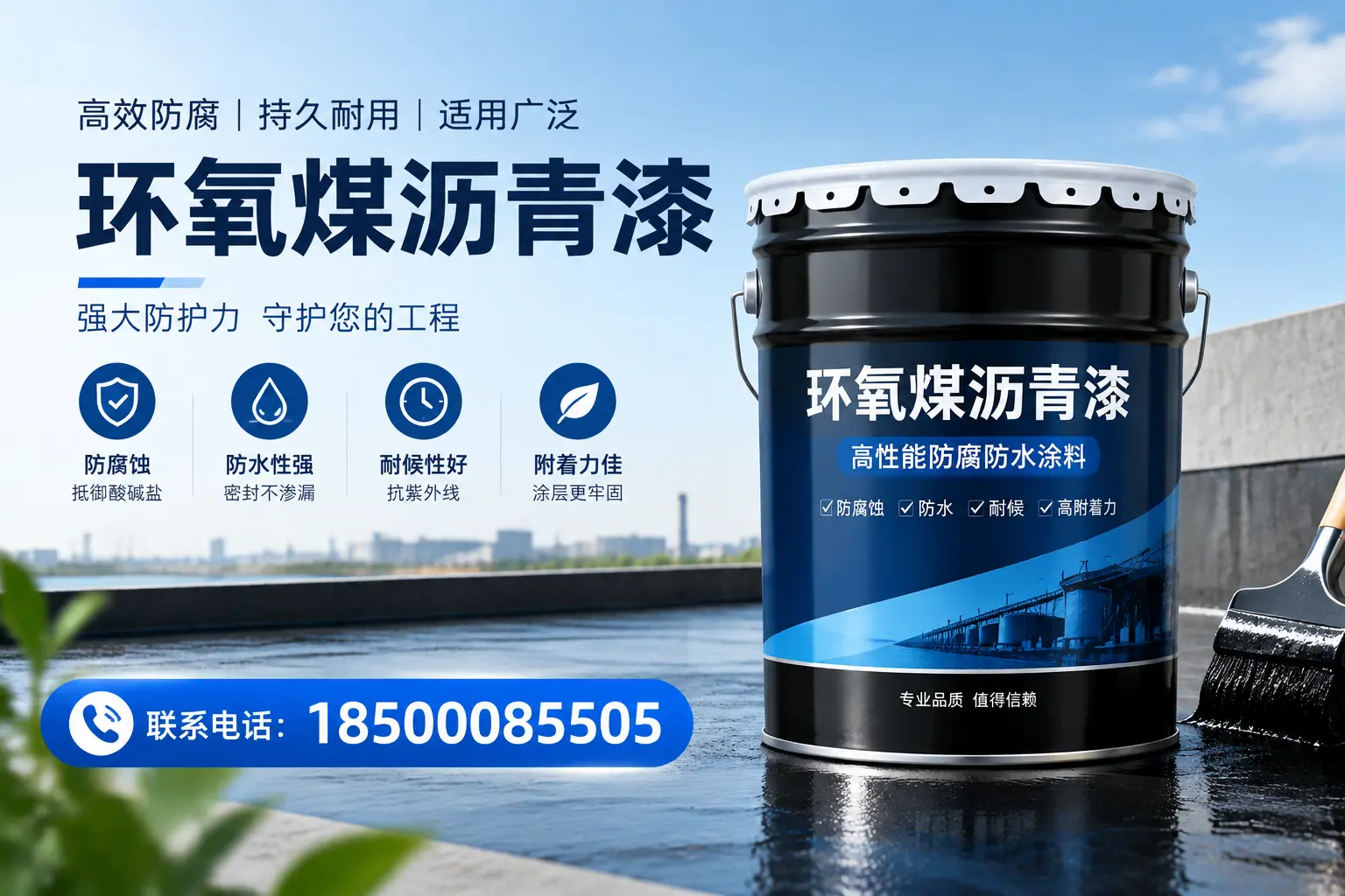 环氧煤沥青漆的施工方法详解,助力景德镇企业高效完成项目